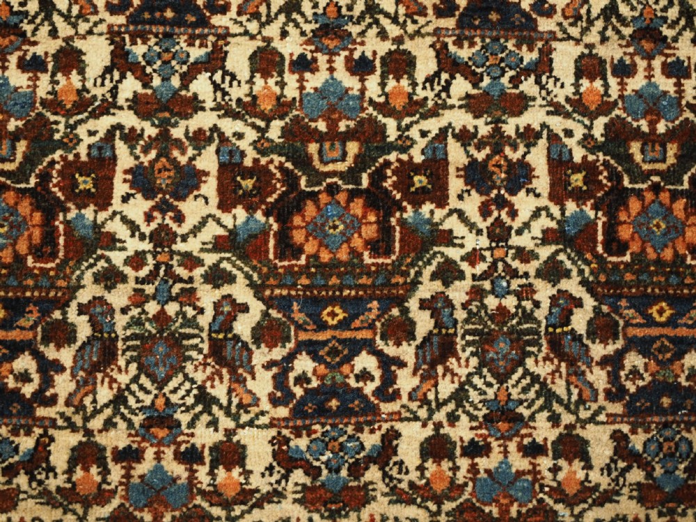 ANTIQUE ABEDEH RUG WITH ZILI SULTAN DESIGN, CIRCA 1900. View IX