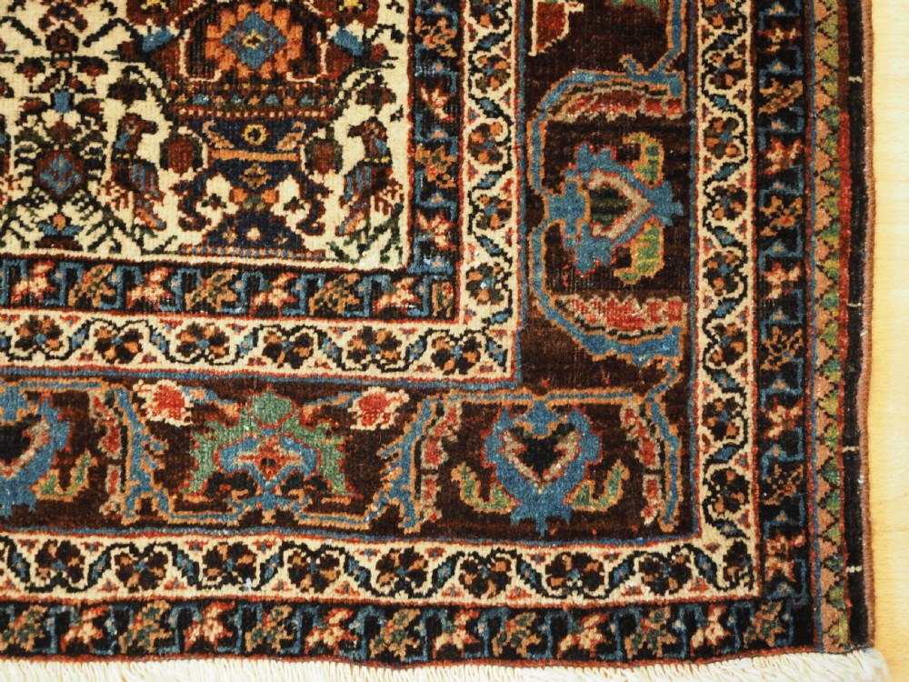 ANTIQUE ABEDEH RUG WITH ZILI SULTAN DESIGN, CIRCA 1900. View X