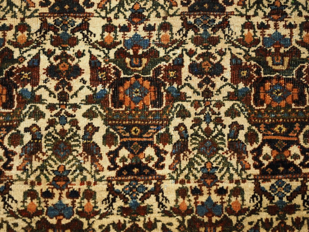 ANTIQUE ABEDEH RUG WITH ZILI SULTAN DESIGN, CIRCA 1900. View XI