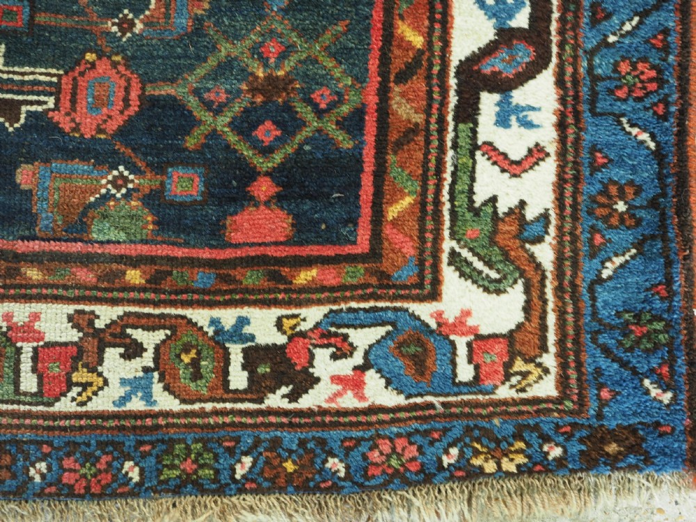 ANTIQUE HAMADAN RUNNER, LARGE SIZE & HARD WEARING, CIRCA 1920. View XIV