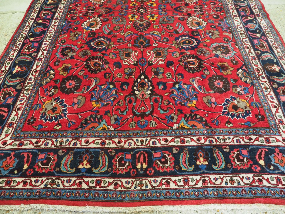 OLD KHORASAN CARPET, BOLD DESIGN & VERY HARD WEARING, CIRCA 1930. View V