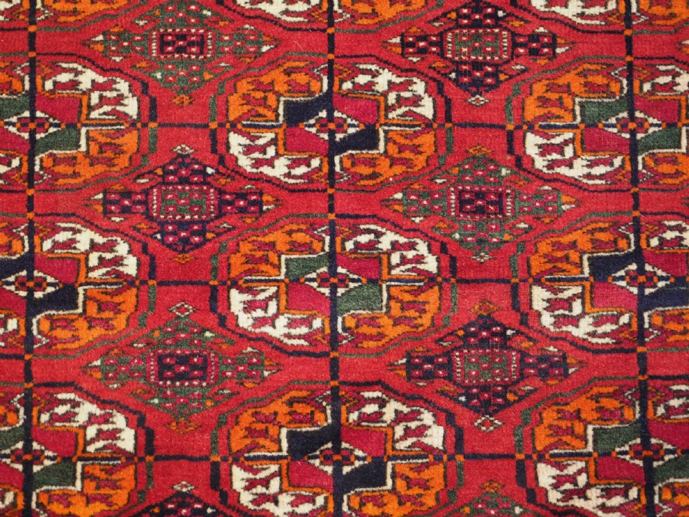 ANTIQUE TEKKE TURKMEN RUG OF SMALL SIZE, CIRCA 1900/20. View IX