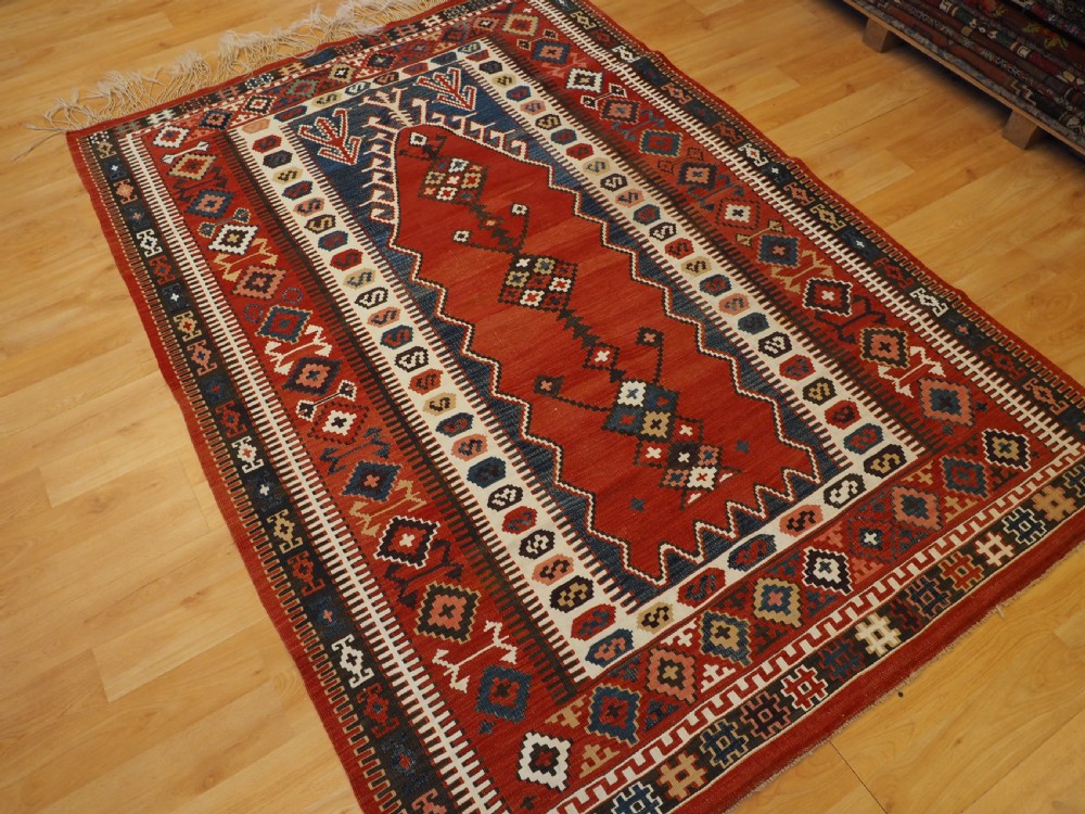 ANTIQUE TURKISH OBRUK PRAYER KILIM, OUTSTANDING CONDITION, CIRCA 1900. View II