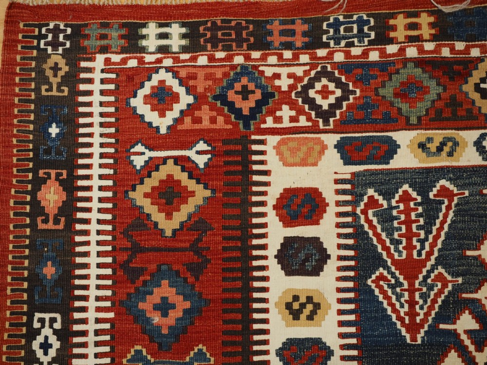 ANTIQUE TURKISH OBRUK PRAYER KILIM, OUTSTANDING CONDITION, CIRCA 1900. View VI