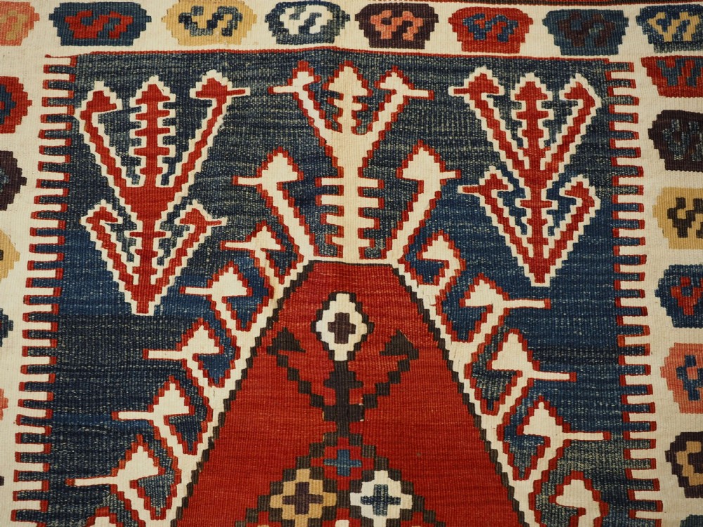 ANTIQUE TURKISH OBRUK PRAYER KILIM, OUTSTANDING CONDITION, CIRCA 1900. View VII