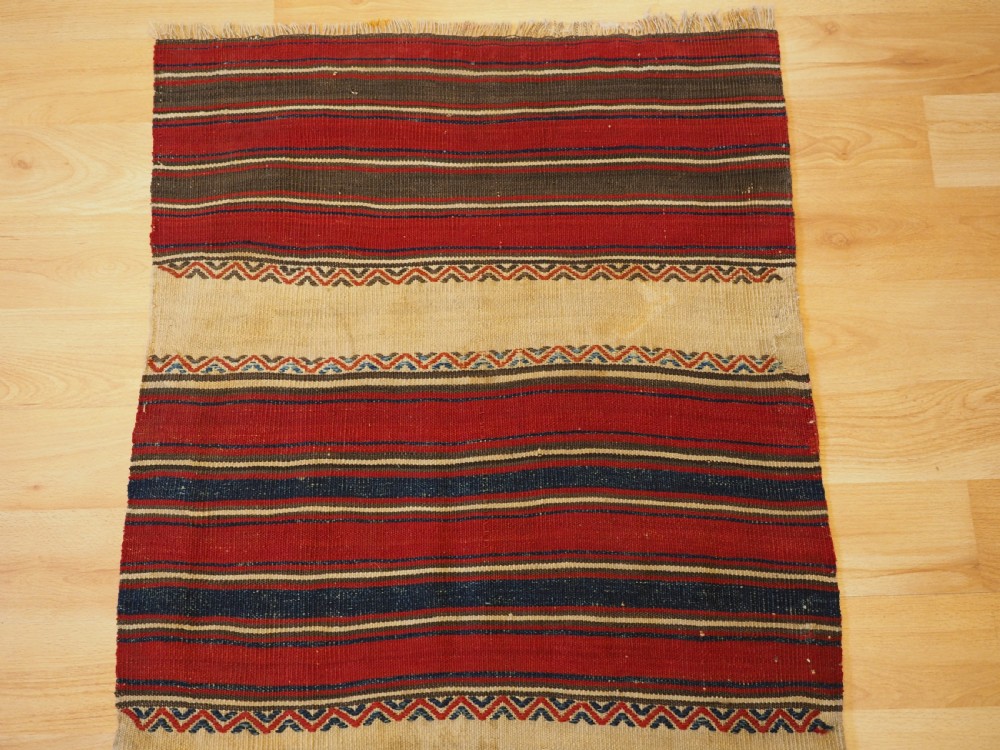 ANTIQUE TURKISH MARASH REGION GRAIN BAG KILIM RUNNER, CIRCA 1900/20. View III
