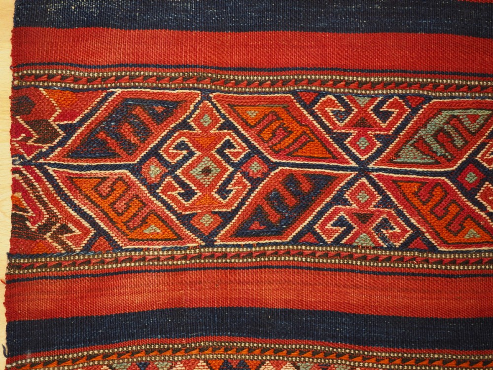 ANTIQUE TURKISH MARASH REGION GRAIN BAG KILIM RUNNER, CIRCA 1900/20. View VIII