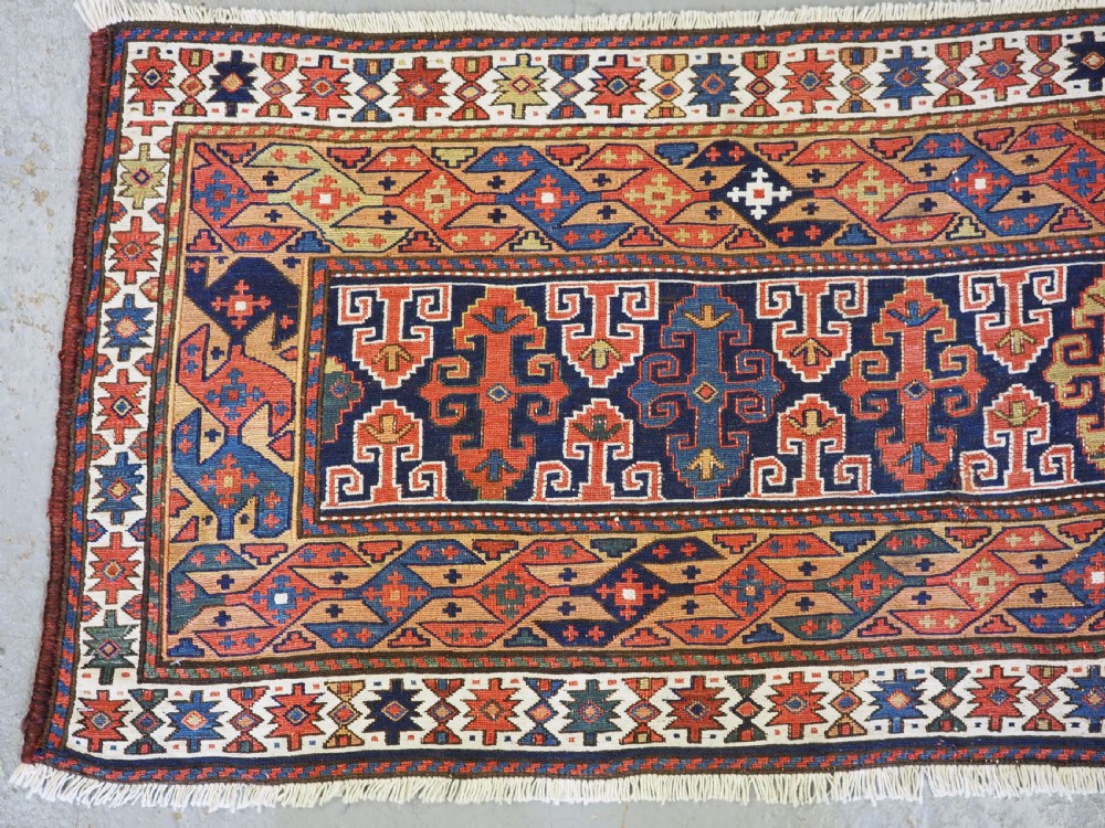 ANTIQUE SHAHSAVAN MAFRASH PANEL IN SOUMAK TECHNIQUE, CIRCA 1880. View II