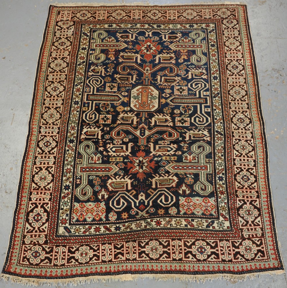 ANTIQUE CAUCASIAN KUBA REGION PEREPEDIL RUG, CIRCA 1880.