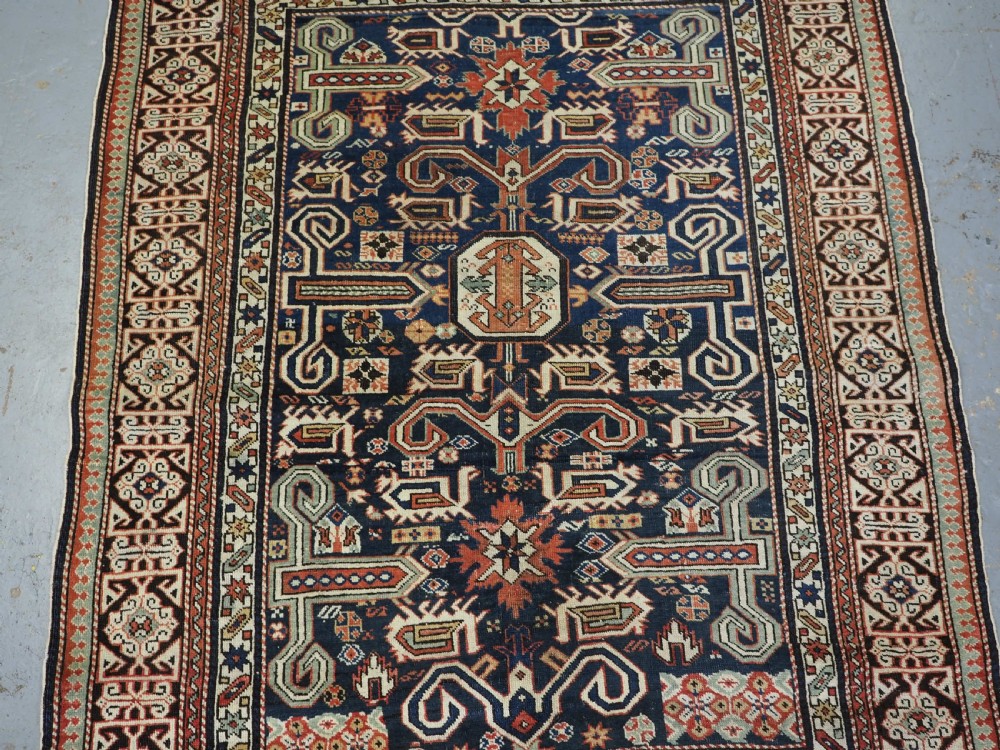ANTIQUE CAUCASIAN KUBA REGION PEREPEDIL RUG, CIRCA 1880. View III