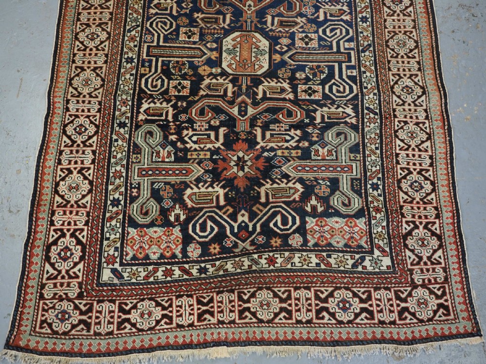 ANTIQUE CAUCASIAN KUBA REGION PEREPEDIL RUG, CIRCA 1880. View IV