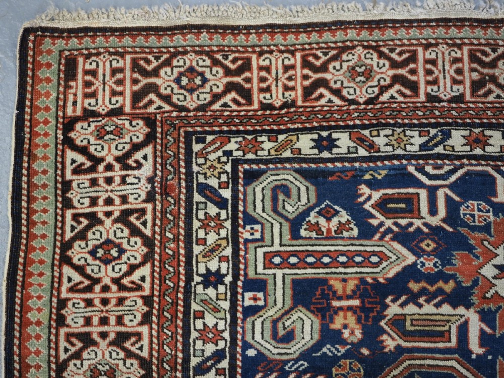 ANTIQUE CAUCASIAN KUBA REGION PEREPEDIL RUG, CIRCA 1880. View V