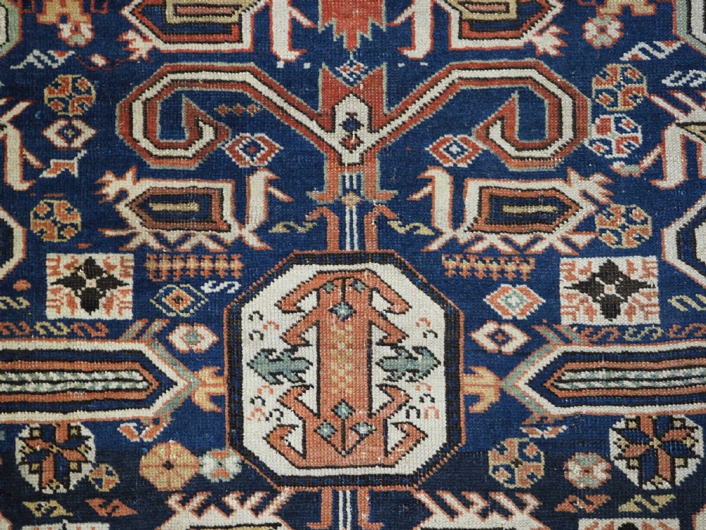 ANTIQUE CAUCASIAN KUBA REGION PEREPEDIL RUG, CIRCA 1880. View VII