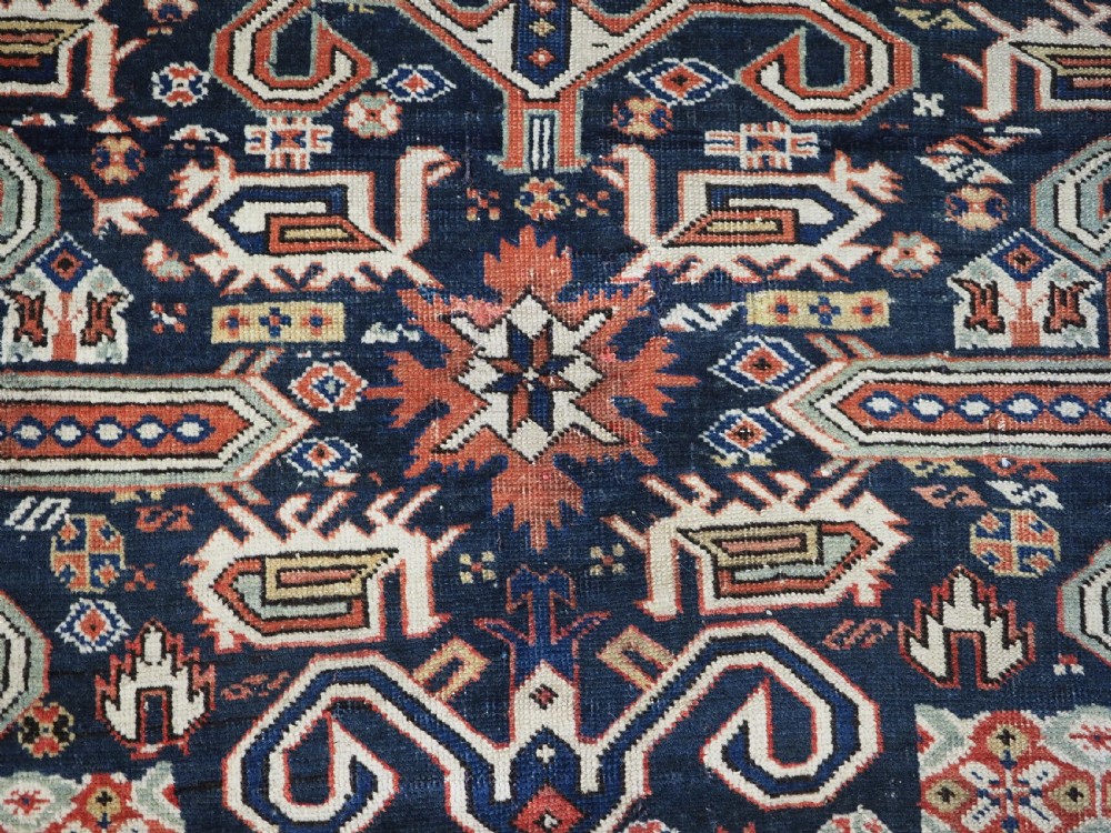 ANTIQUE CAUCASIAN KUBA REGION PEREPEDIL RUG, CIRCA 1880. View VIII