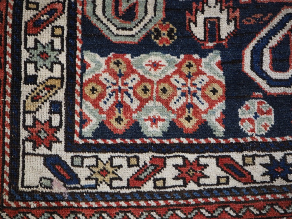 ANTIQUE CAUCASIAN KUBA REGION PEREPEDIL RUG, CIRCA 1880. View XI