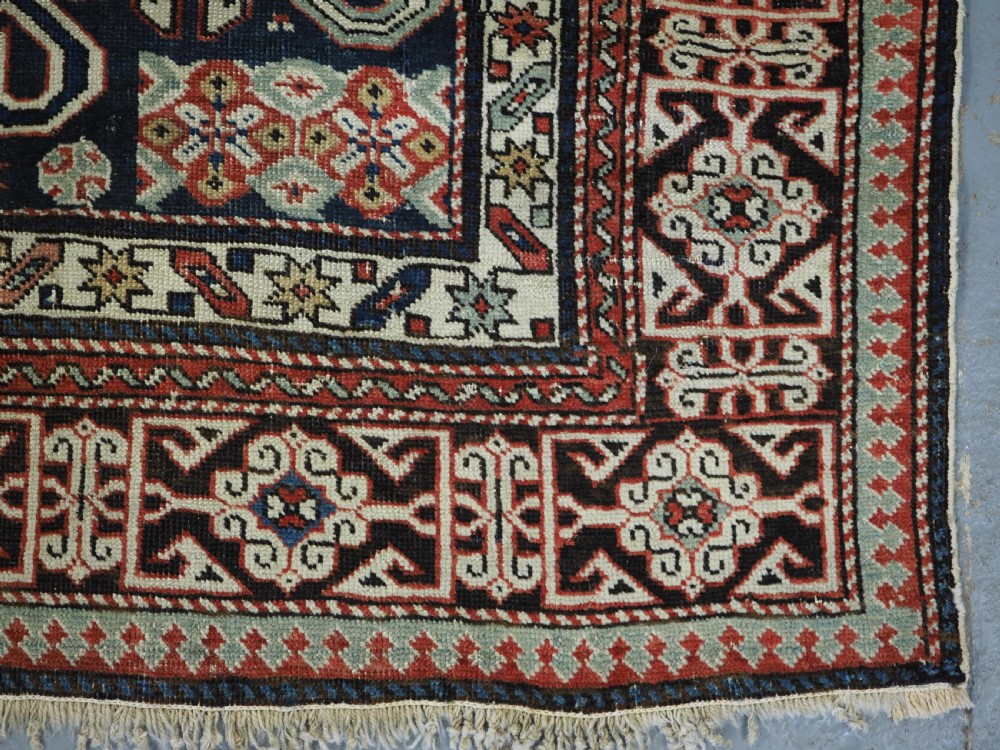 ANTIQUE CAUCASIAN KUBA REGION PEREPEDIL RUG, CIRCA 1880. View XIII