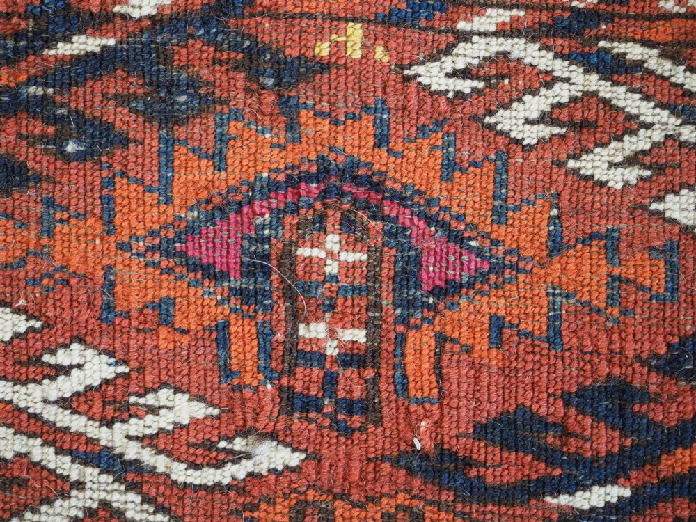 ANTIQUE TEKKE TURKMEN 'WEDDING' DOWRY RUG, WITH SILK HIGHLIGHTS, CIRCA 1900. View XI