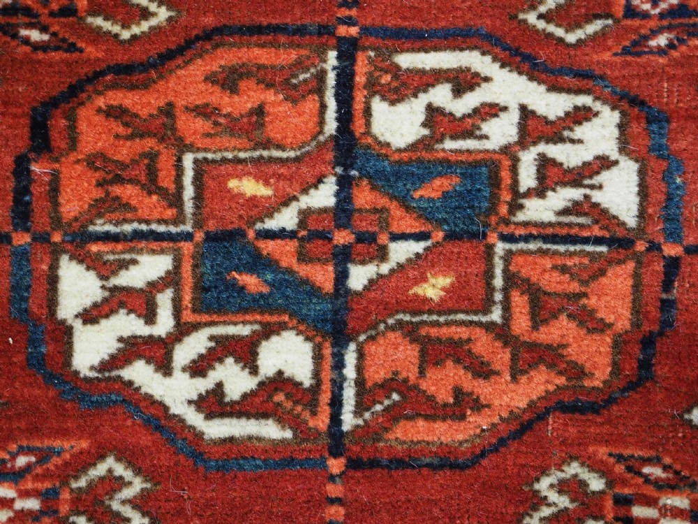 ANTIQUE TEKKE TURKMEN 'WEDDING' DOWRY RUG, WITH SILK HIGHLIGHTS, CIRCA 1900. View XVI