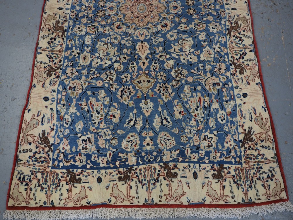 RARE ANTIQUE NAIN RUG, YOUNG WEAVERS LEARNING RUG FULL OF CHARM, CIRCA 1900. View VI
