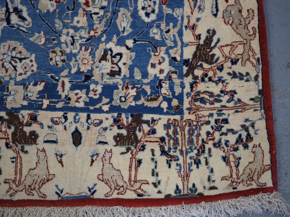 RARE ANTIQUE NAIN RUG, YOUNG WEAVERS LEARNING RUG FULL OF CHARM, CIRCA 1900. View XI