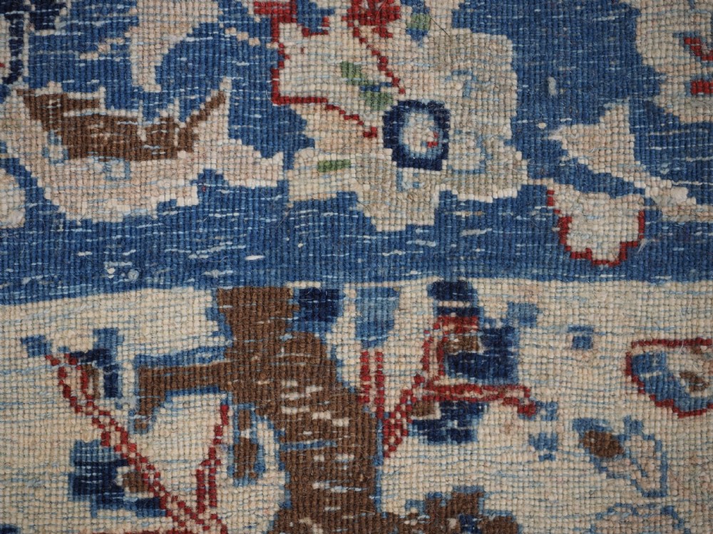 RARE ANTIQUE NAIN RUG, YOUNG WEAVERS LEARNING RUG FULL OF CHARM, CIRCA 1900. View XII