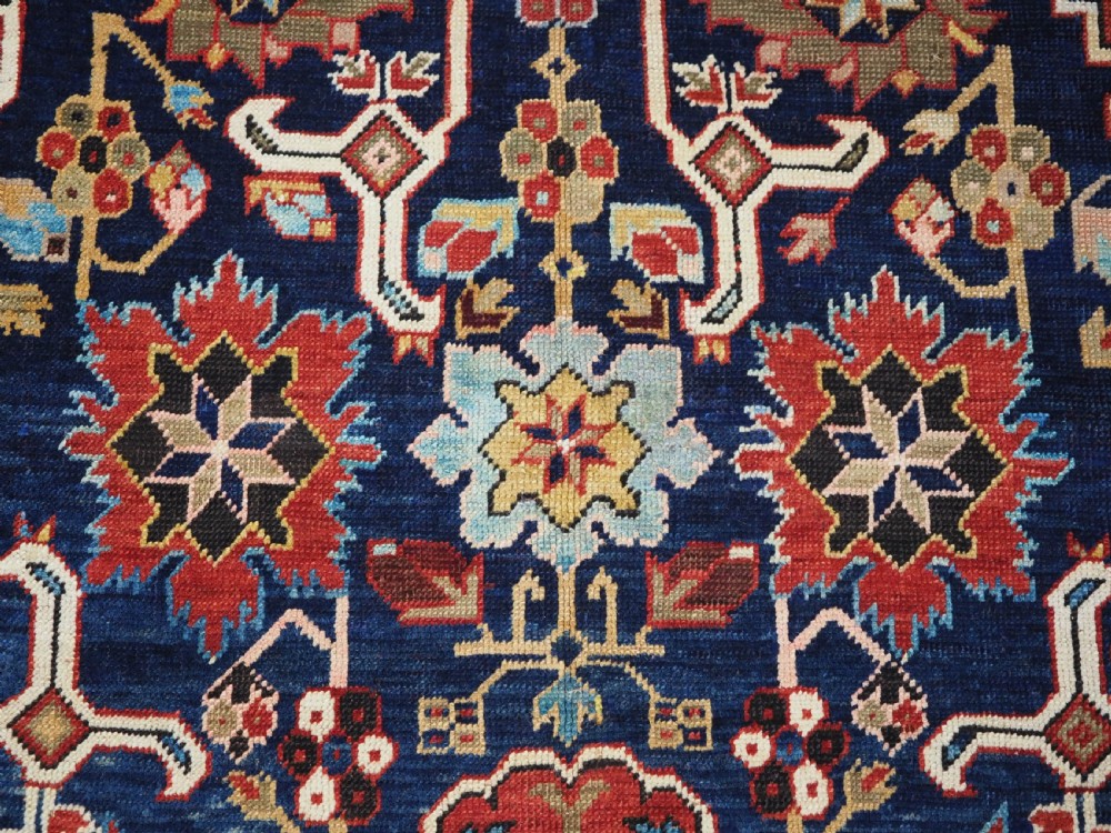 ANTIQUE CAUCASIAN SHIRVAN RUG WITH KUBA AFSHAN DESIGN, CIRCA 1900. View IX