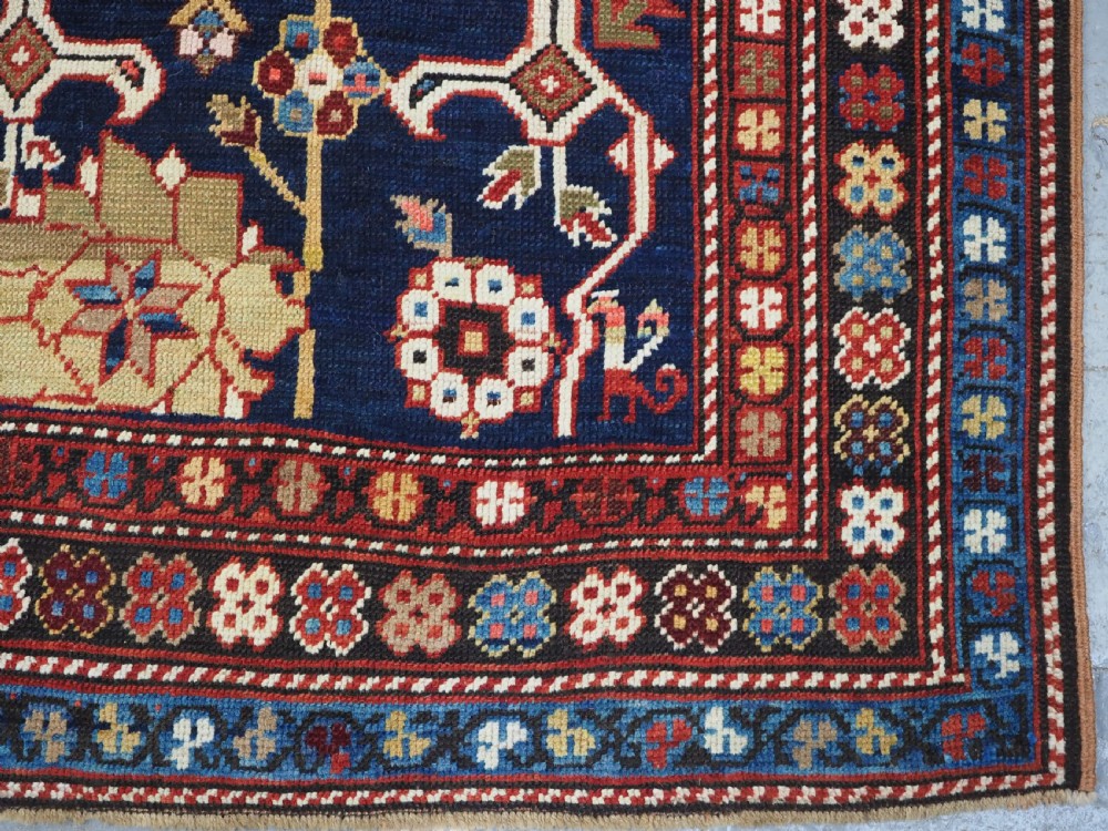 ANTIQUE CAUCASIAN SHIRVAN RUG WITH KUBA AFSHAN DESIGN, CIRCA 1900. View XIV