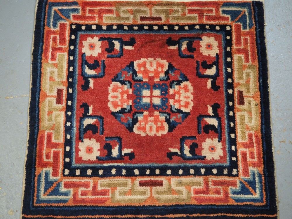ANTIQUE CHINESE NINGXIA BENCH RUNNER, GREAT CONDITION, CIRCA 1900. View III