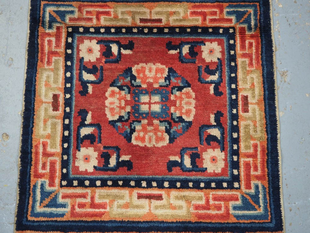 ANTIQUE CHINESE NINGXIA BENCH RUNNER, GREAT CONDITION, CIRCA 1900. View VI