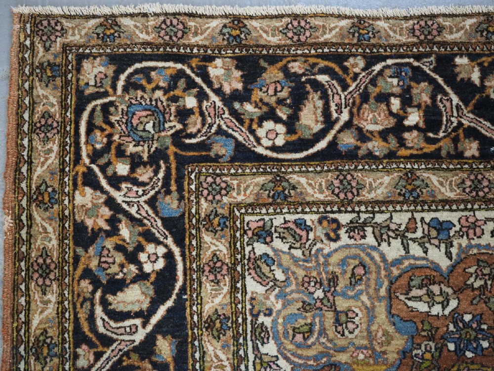 ANTIQUE ISFAHAN REGION VILLAGE RUG, TRADITIONAL DESIGN, (One of a pair b) CIRCA 1920. View VI