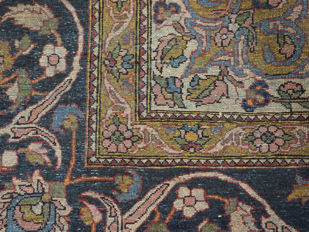 ANTIQUE ISFAHAN REGION VILLAGE RUG, TRADITIONAL DESIGN, (One of a pair b) CIRCA 1920. View XIII