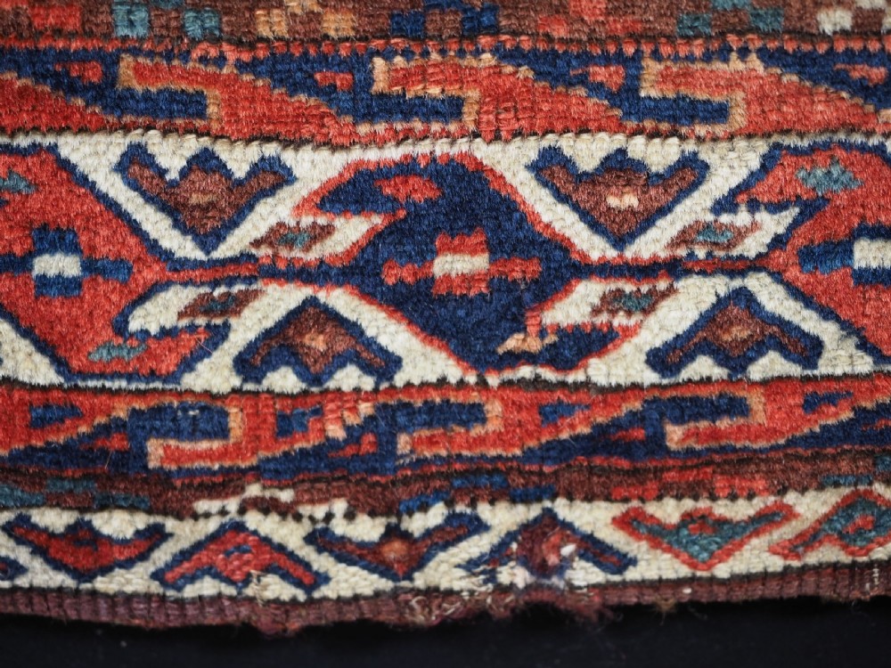 ANTIQUE YOMUT TURKMEN ASMALYK, BRIDAL CAMEL DECORATION, SUPERB COLOURS, 2ND HALF 19TH CENTURY. View IX