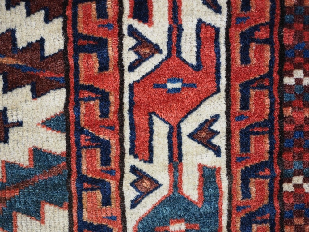 ANTIQUE YOMUT TURKMEN ASMALYK, BRIDAL CAMEL DECORATION, SUPERB COLOURS, 2ND HALF 19TH CENTURY. View XI