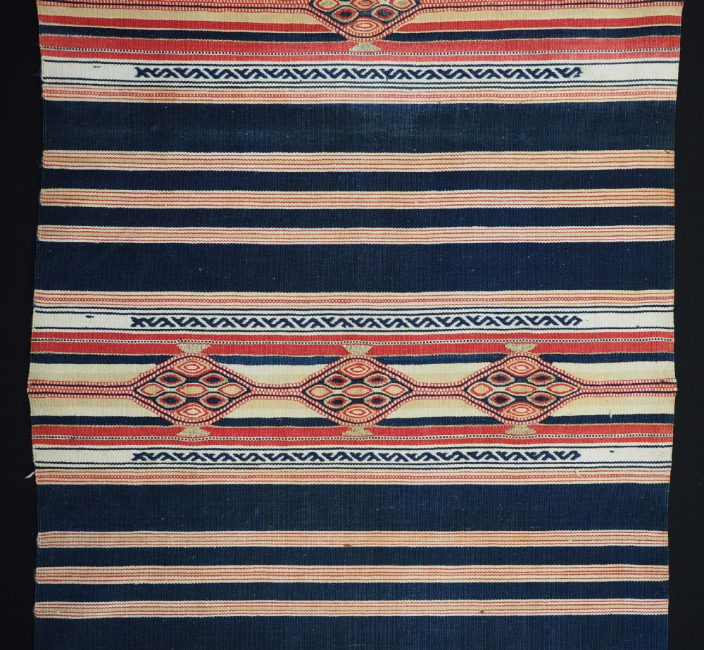 ANTIQUE SYRIAN ALEPPO PRAYER KILIM, BEAUTIFUL DISPLAY ITEM, LATE 19TH CENTURY. View V
