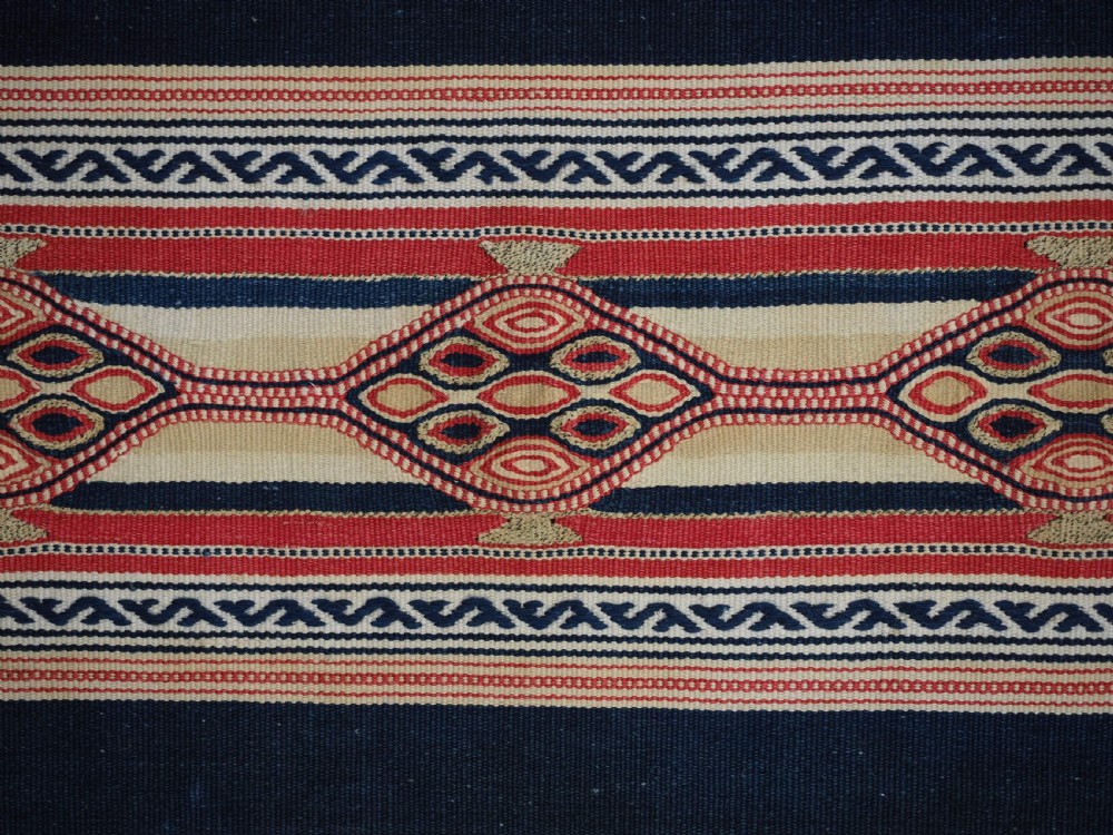 ANTIQUE SYRIAN ALEPPO PRAYER KILIM, BEAUTIFUL DISPLAY ITEM, LATE 19TH CENTURY. View VII