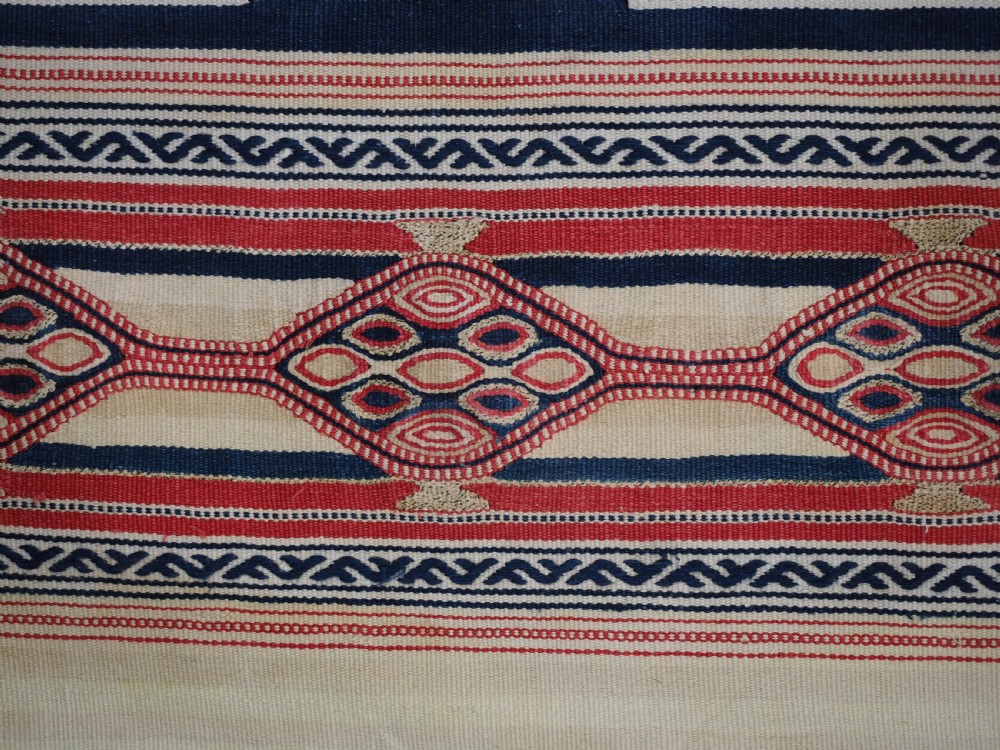 ANTIQUE SYRIAN ALEPPO PRAYER KILIM, BEAUTIFUL DISPLAY ITEM, LATE 19TH CENTURY. View IX