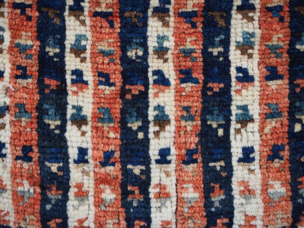 ANTIQUE QASHQAI TRIBAL KHORJIN, SADDLE BAGS COMPLTE WITH DECORATIVE BACKS, CIRCA 1900. View V