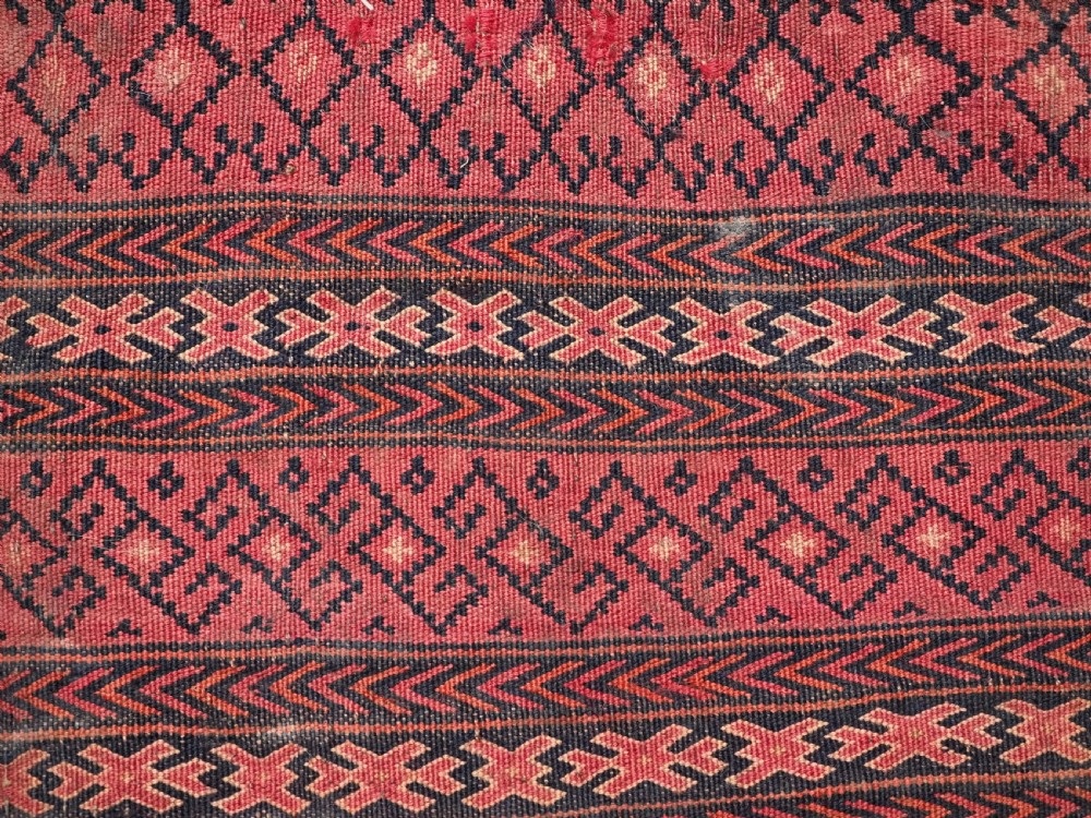 ANTIQUE SALT BAG BY THE SANGTSCHULI NOMADS, WESTERN AFGHANISTAN, CIRCA 1900/20. View V