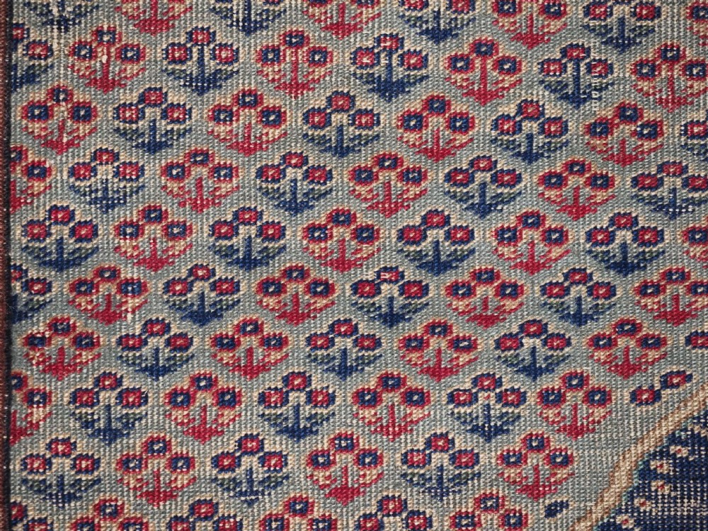 ANTIQUE TURKISH KULA VILLAGE PRAYER RUG, UNUSUAL DESIGN, 2ND HALF 19TH CENTURY. View VII