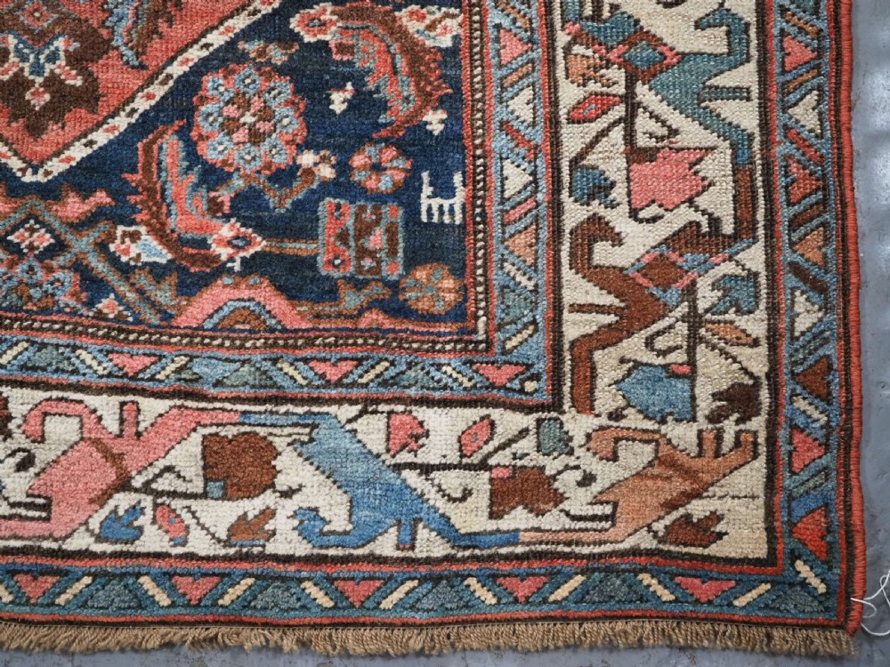 ANTIQUE BIJAR RUNNER WITH LINKED MEDALLION DESIGN, CIRCA 1890. View XI