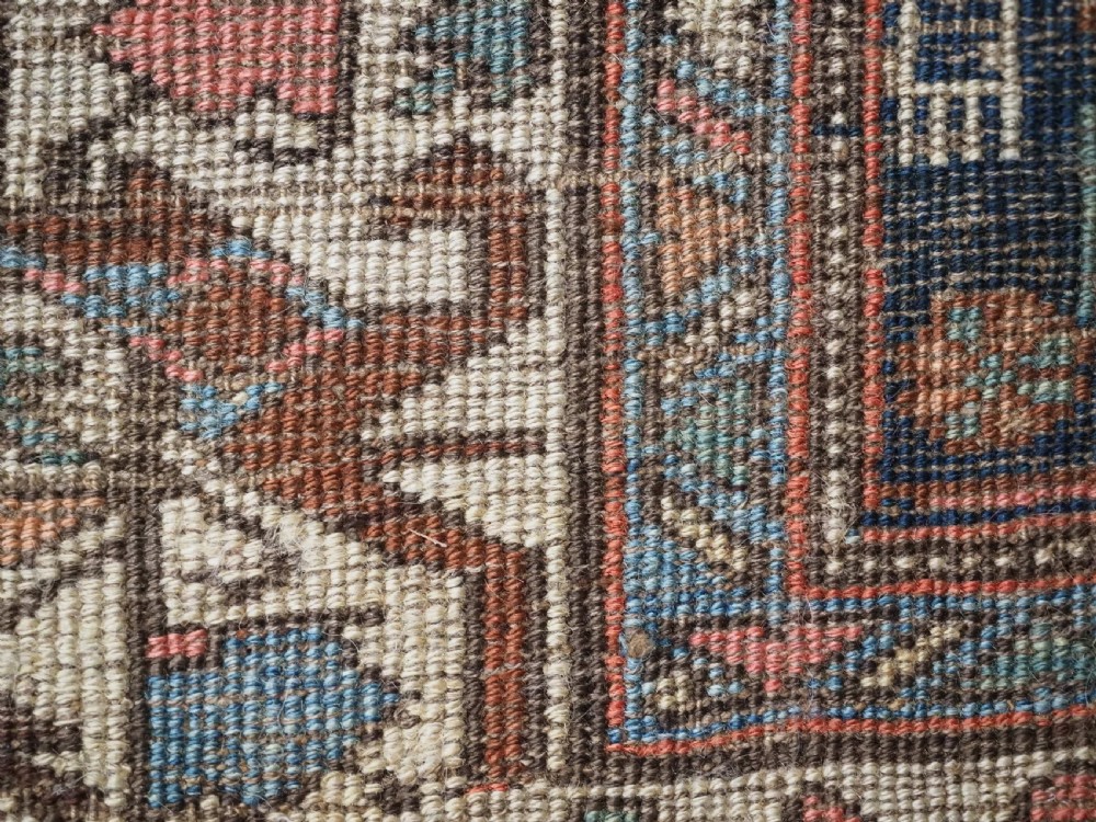 ANTIQUE BIJAR RUNNER WITH LINKED MEDALLION DESIGN, CIRCA 1890. View XII