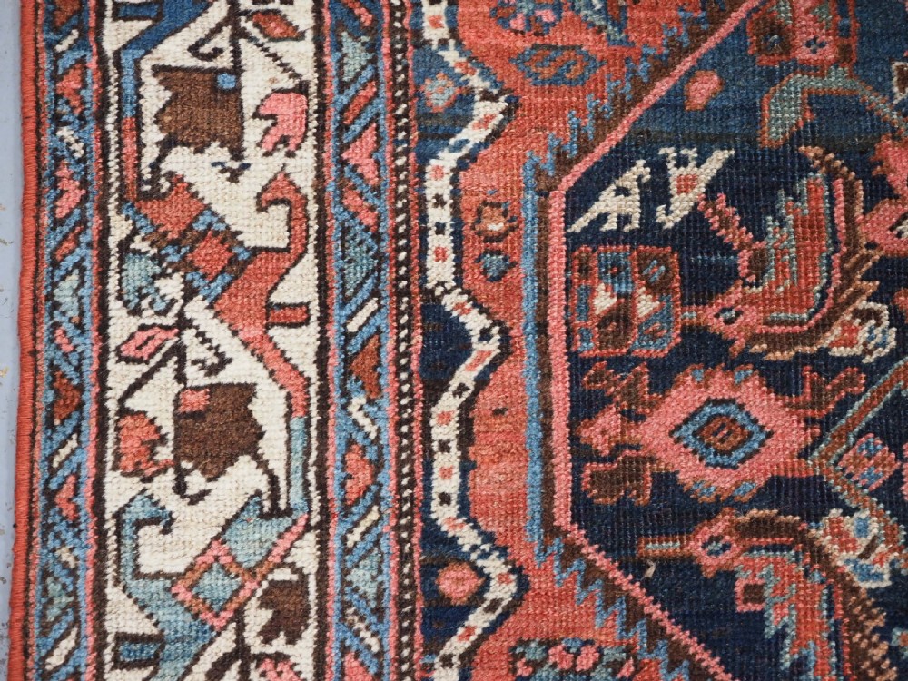 ANTIQUE BIJAR RUNNER WITH LINKED MEDALLION DESIGN, CIRCA 1890. View XIII