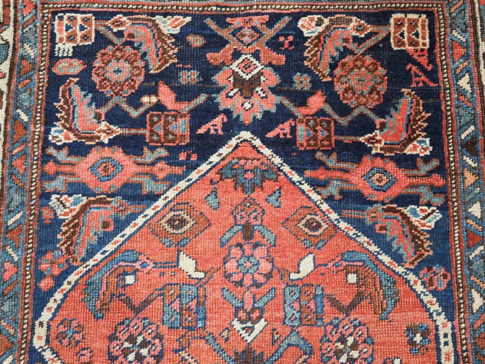 ANTIQUE BIJAR RUNNER WITH LINKED MEDALLION DESIGN, CIRCA 1890. View XIV