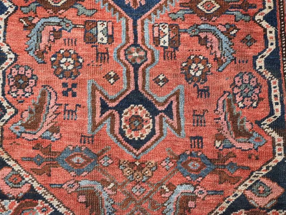 ANTIQUE BIJAR RUNNER WITH LINKED MEDALLION DESIGN, CIRCA 1890. View XVI