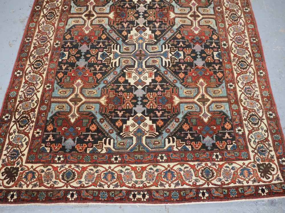 ANTIQUE TABRIZ RUG WITH SCARCE CAUCASIAN SEICHUR DESIGN, CIRCA 1900. View V
