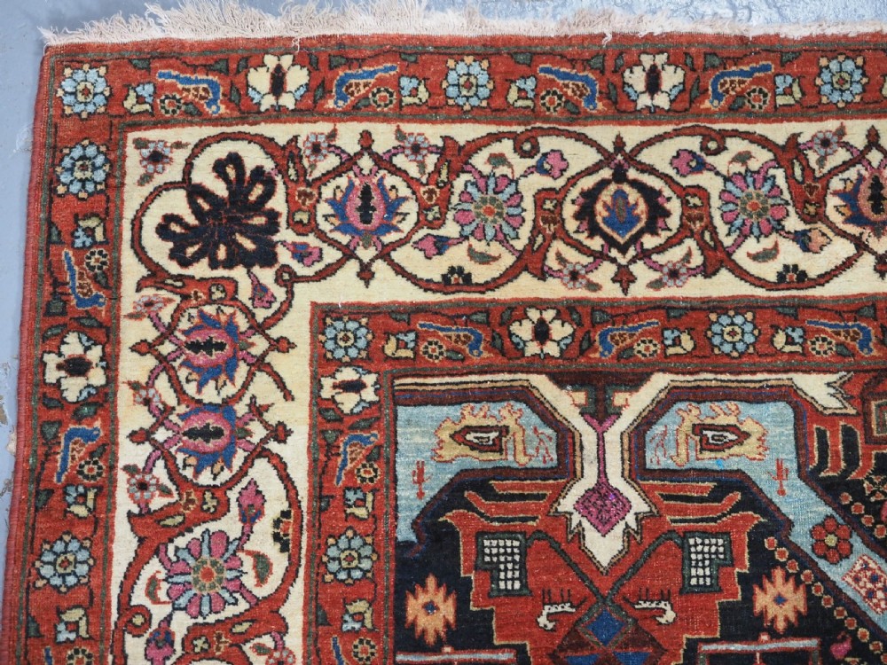 ANTIQUE TABRIZ RUG WITH SCARCE CAUCASIAN SEICHUR DESIGN, CIRCA 1900. View VI