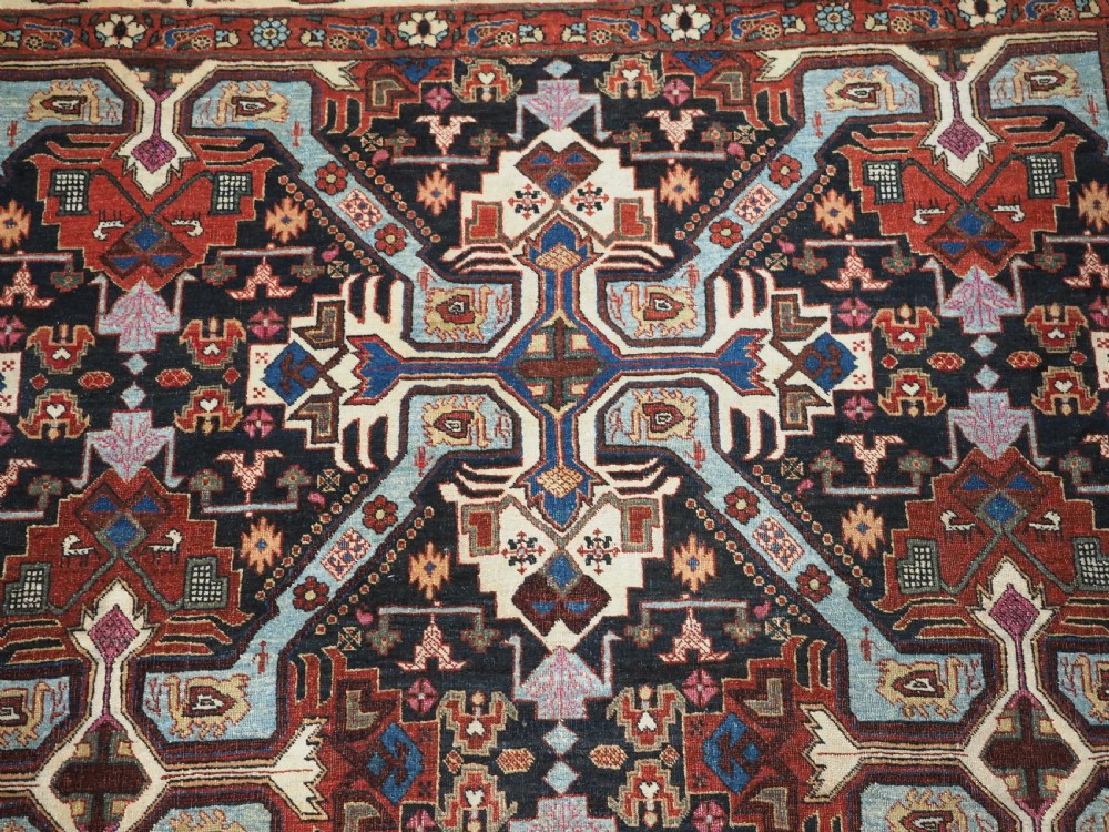 ANTIQUE TABRIZ RUG WITH SCARCE CAUCASIAN SEICHUR DESIGN, CIRCA 1900. View VIII