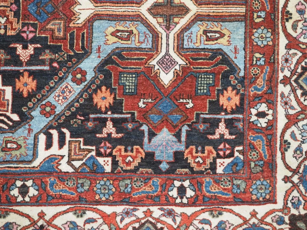 ANTIQUE TABRIZ RUG WITH SCARCE CAUCASIAN SEICHUR DESIGN, CIRCA 1900. View XII