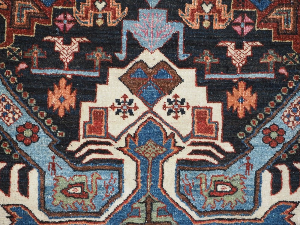 ANTIQUE TABRIZ RUG WITH SCARCE CAUCASIAN SEICHUR DESIGN, CIRCA 1900. View XV