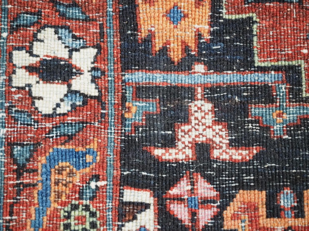 ANTIQUE TABRIZ RUG WITH SCARCE CAUCASIAN SEICHUR DESIGN, CIRCA 1900. View XVI
